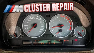 BMW E39 E53 M Dash Cluster FIX Dead Pixel LCD Replacement