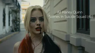 All Harley Quinn Scenes | Suicide Squad (4K ULTRA HD)