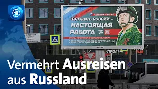 Russland: Offenbar vermehrt Ausreisen nach Teilmobilmachung