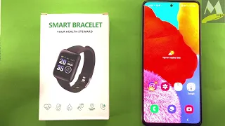 Moojlo Smart Bracelet D13 (ID116, plus) how use and how to connect | FitPro App How to use Charging