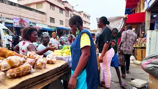 BIGGEST AFRICAN NIGHT MARKET GHANA ACCRA MAKOLA