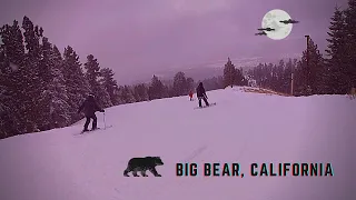 SNOWBOARDING Big Bear 2021... (Fresh Powder)