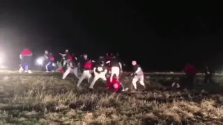 Hooligans Fight back in 2013 ~ 20x20  Zenit St. Petersburg vs Eintracht Frankfurt