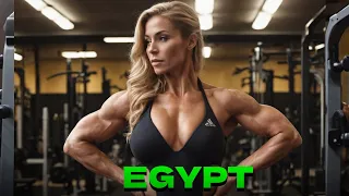 Asking AI to create a Female Bodybuilder for each country part 2