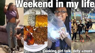 WEEKEND IN MY LIFE (Friday night Out,girl talk,cooking,defy,movies + more)