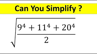 A Nice Square Root Math Simplification || Math Olympiad || Can You Simplify This? @TheMathScholar23