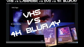 Terminator 2 VHS vs Laserdisc vs DVD vs UHD