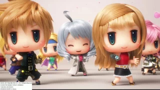 PS4 World of Final Fantasy: End Credits Dance Scene ( HD )