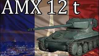 World of Tanks Console PS5 🇫🇷AMX 12 T (SFOR) TosainuCZE - 8 Kills 1.9K Damage