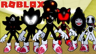 Consigo las 10 Nuevas SKINS de SONIC BACKROOMS en Roblox Find The Sonic Morphs