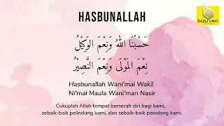 Zikir Hasbunallah - Mohon Bantuan Allah Saat Kesempitan (1000X ulang)