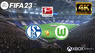 FIFA 23 - Schalke 04 vs Wolfsburg  | Bundesliga | Next Gen - Series X [4K 60FPS]