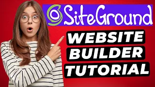 SiteGround Website Builder Tutorial (2024) 🔥 Build A Website (Step by Step)
