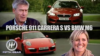 Porsche 911 Carrera VS BMW M6 - Tiff VS Sabine the FULL Challenge | Fifth Gear