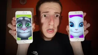 NE PAS JOUER AVEC TALKING ANGELA ET TALKING TOM à 3H DU MATIN ! (il hante ma chambre...)