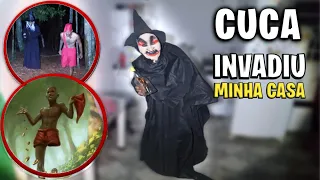 A TERRIVEL LENDA DA CUCA-ELA INVADIU MINHA CASA E PEGOU GARRAFA DO SACI!!! (lendas folclore)