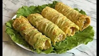 Необычные Рулетики из Жареной Пекинской Капусты / Капуста в Кляре / Chinese Cabbage Rolls