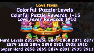 Township : Colorful Puzzle Levels | Love Fever Rewards | Hard & Super Hard Levels | Tips & Tricks