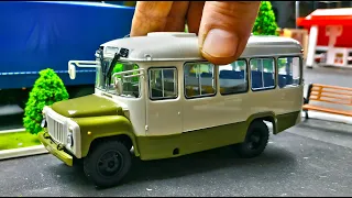 Модель автобуса КАВЗ 3270 1/43. Наши автобусы Модимио №20. Про машинки.