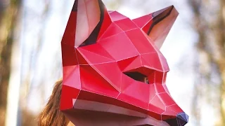 Paper Fox Mask from Epistory - Build up