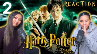 VOLDEMORT IS BACK?! Harry Potter and the Chamber of Secrets 🤫🐍 | Reaction & Review