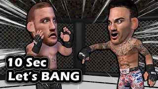 Max Holloway KOs Justin Gaethje at UFC 300