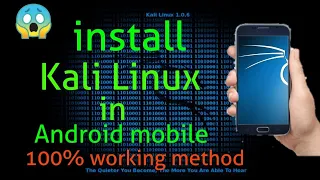 نصب کالی لیونکس در مبایل|install Linux on Android