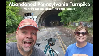 A bike ride on the Abandoned Pennsylvania Turnpike