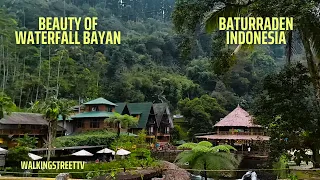 Walking Street In Waterfall Bayan Baturraden Indonesia