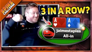 CAN I WIN ALL 3 SPINS IN A ROW!? | PartyPoker Spins Challenge