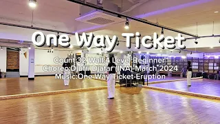 #One_Way_Ticket EZ 2024 #Line_Dance #Beginner #원웨이티켓 #원데이클래스 #모임 #문의010_3233_5832 #송파아카데미 #멋진하루댄스