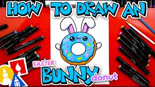 How To Draw A Funny Easter Bunny Donut