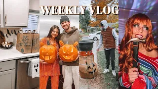 A WEEK IN MY LIFE | last week of October, Ana Luisa, carving pumpkins, all the spooky season vibes