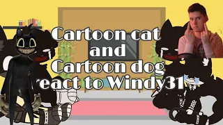 🐱⌀||CARTOON CAT AND CARTOON DOG REACT TO THE WINDY31||⌀|| #cartooncat #cartoondog #cartoons ||⌀🐶