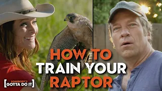 Somehow Mike Rowe Trains Raptors WITHOUT Getting INJURED! | Somebody's Gotta Do It