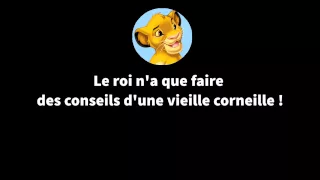 Je voudrais déjà être roi - Le Roi Lion (Paroles)