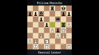 Emanuel Lasker vs William Steinitz | World Championship Match • Game 1 (1894)