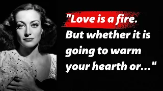 Joan Crawford Quotes About Life And Love That Will Inspire You || American Actress