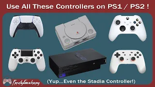 8BitDo Retro Receiver - Use PS4 / PS5 Controllers on PS1 / PS2 !