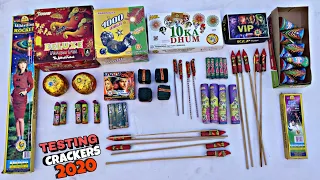 Diwali Cracker Testing 2020 | Testing Diwali Stash | Crackers Testing