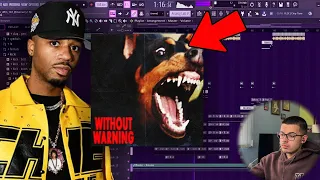 Making a METRO BOOMIN x WITHOUT WARNING type beat | FL Studio Cook Up