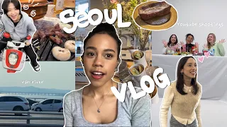 [Korea Vlog #3] 🇪🇸→ 🇰🇷 día a día como modelo, comer fuera, fiestas en cafeterías 🧋🍾 (eng cc)