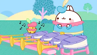 Molang and Piu Piu :  The Trumpet Players 🎺 | NEW EPISODES | SEASON 4 | Funny Compilation For Kids