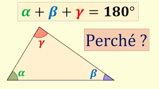 Somma angoli interni triangolo