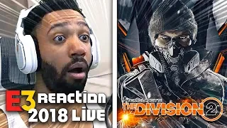 THE DIVISION 2 LIVE REACTION! - XBOX [E3 2018] | runJDrun