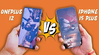 Will Oneplus ever Beat the iPhone? OnePlus 12 vs iPhone 15 Plus Speed & Performance Test!