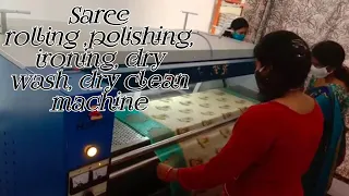 Saree rolling, polishing, ironing, dry wash ,dry clean machine | S.S ladies corner | G.madhavi