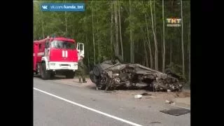 Авария на дороге "Кандалакша- Алакуртти".22.06.2016