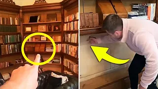 Man Finds Hidden Door with Secret Passageways, Makes Spooky Discovery after Opening It