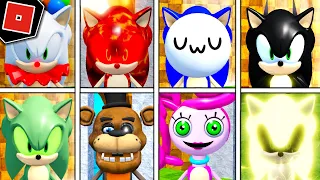 How to get ALL 25 NEW Morphs in FIND THE SONIC MORPHS - Roblox